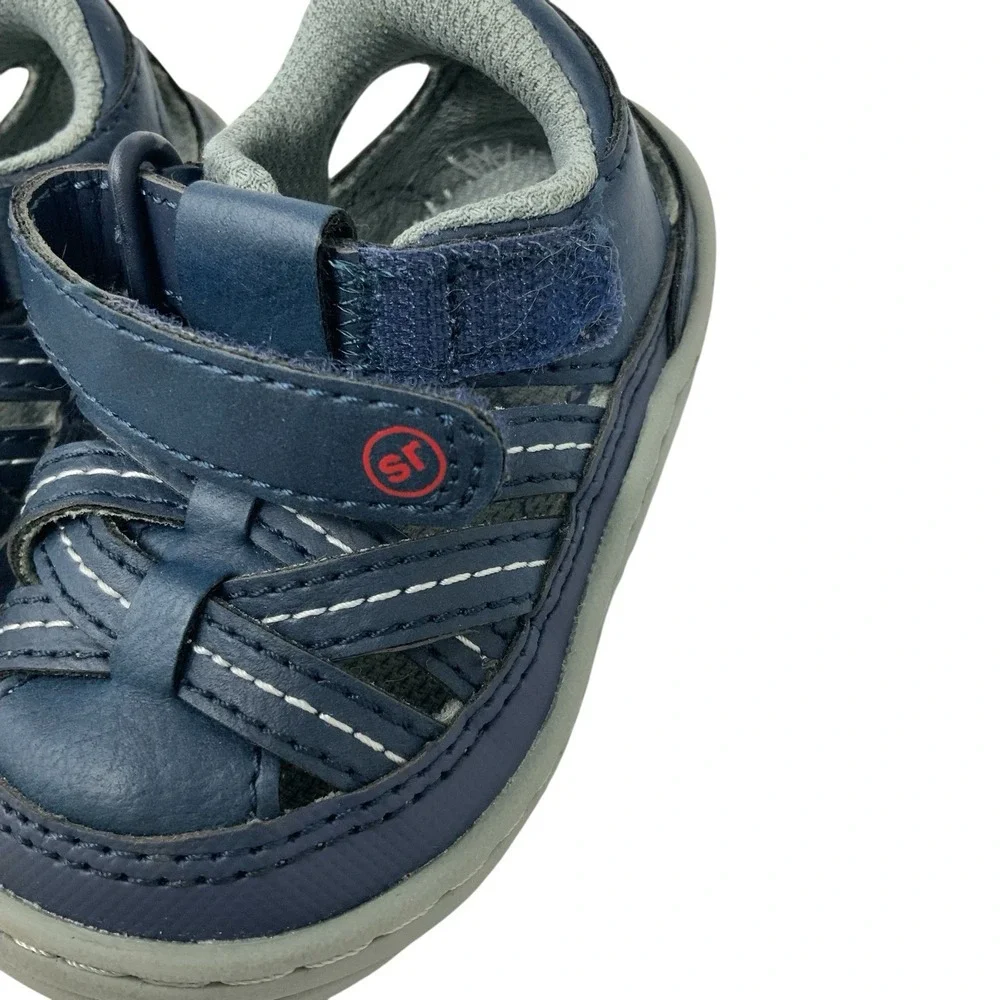 Stride‎ Rite 360 Kids Size 3M Amos 2.0 Sneaker Fisherman Sandal Blue Walking